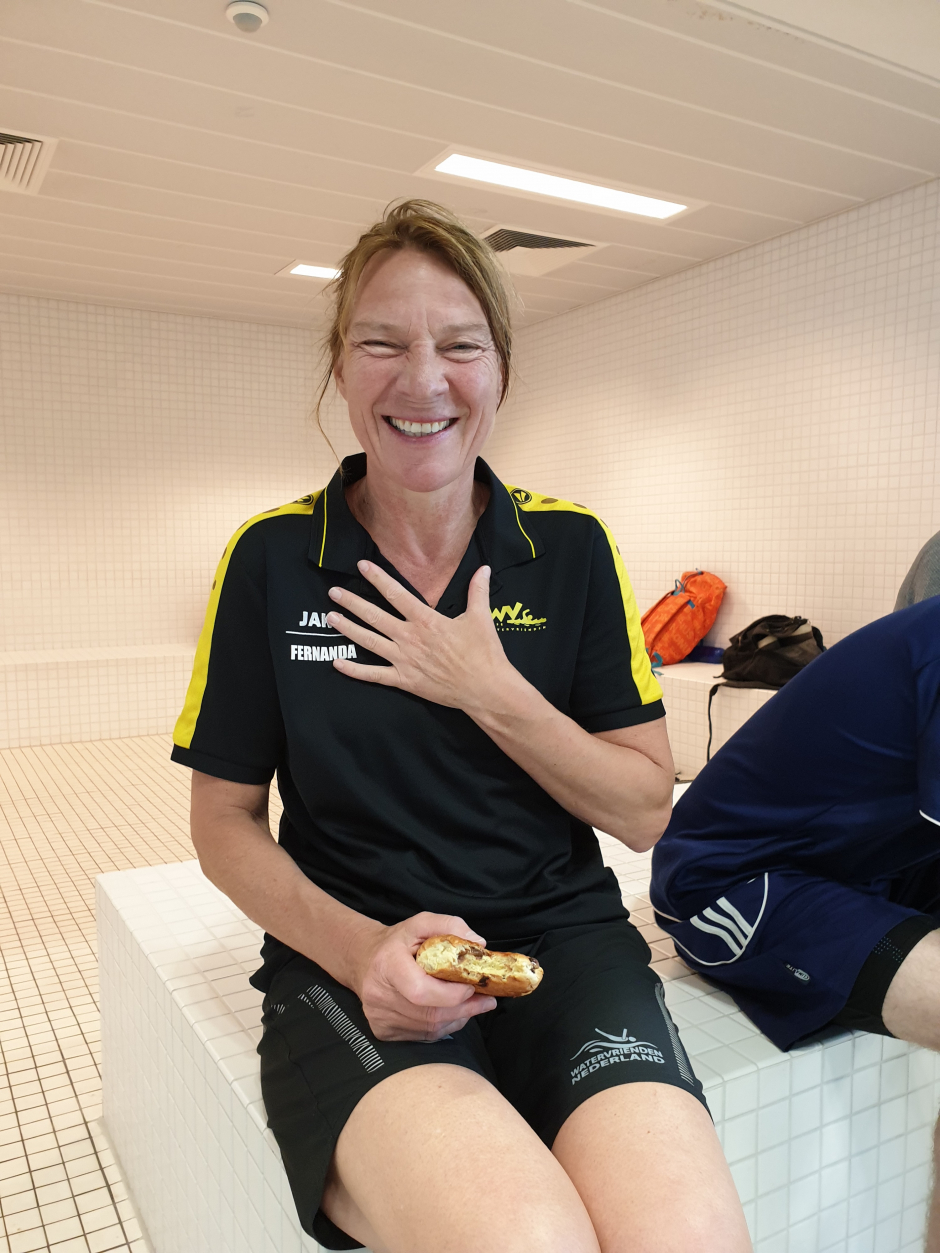 Fernanda vult haar energieniveau aan