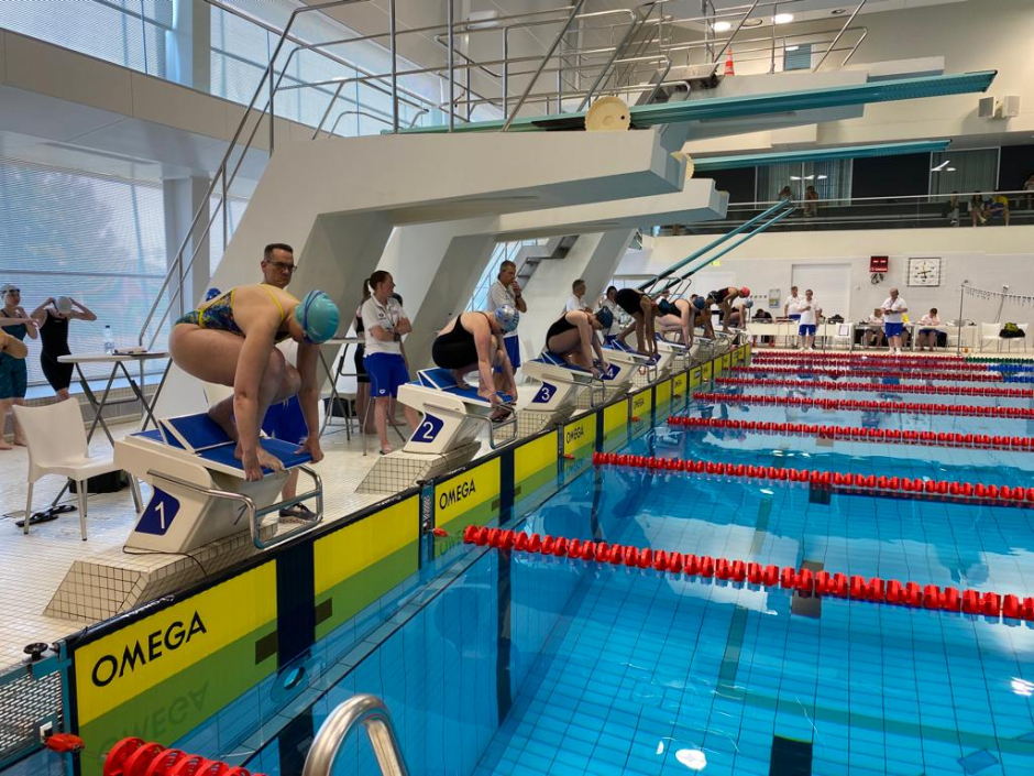 Dieuwke klaar voor de start