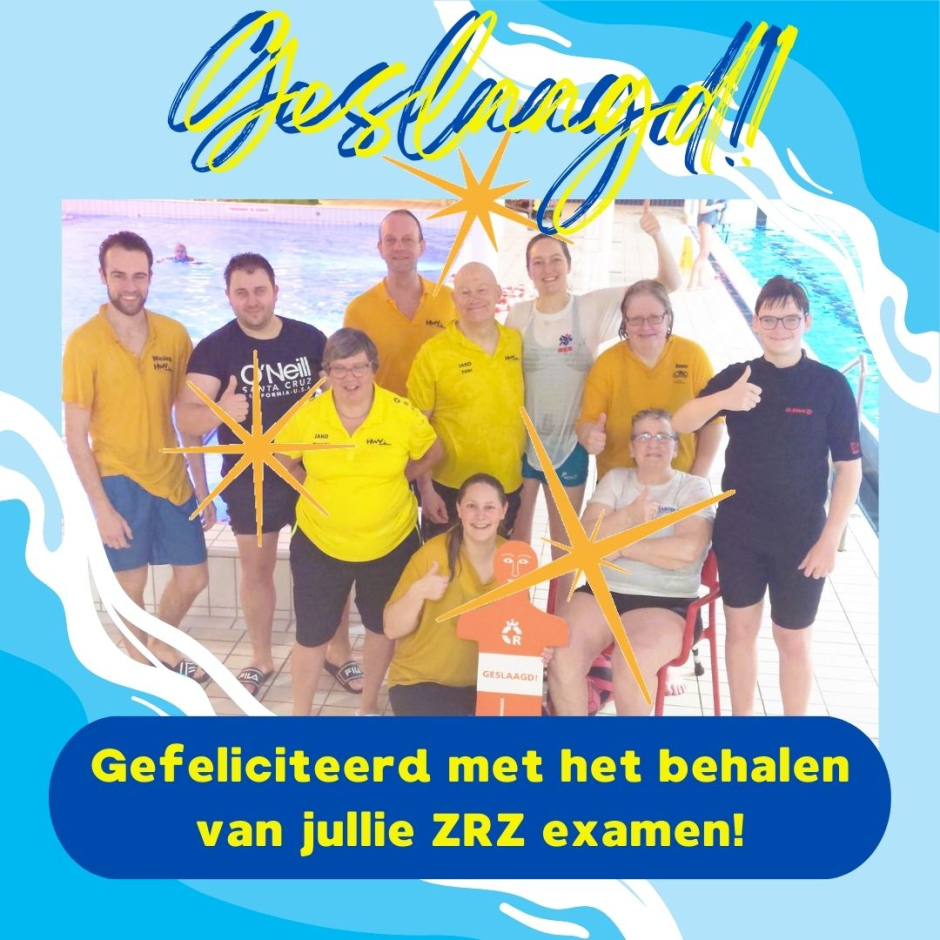 Gefelicteerd met jullie ZRZ examen!